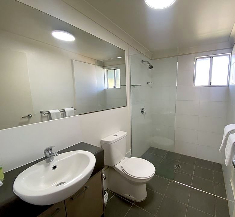 Modern ensuite with a walk-in shower